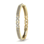 Infinity loop mystic bangle