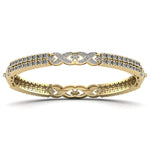 Infinity loop mystic bangle