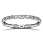 Infinity loop mystic bangle