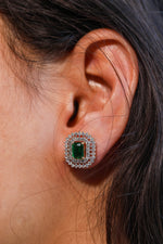 Sangria Diamond Studs