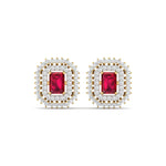 Sangria Diamond Studs
