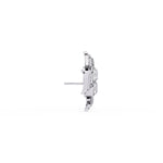 S-Shaped Diamond Earrings