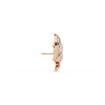 S-Shaped Diamond Earrings