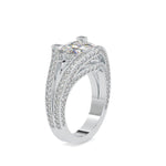1.25 Carat Triangle Solitaire with Split Band