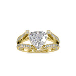 1.25 Carat Triangle Solitaire with Split Band