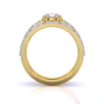 1.5 Carat Scalloped Engagement Ring