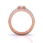 1.5 Carat Scalloped Engagement Ring