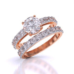 1.5 Carat Scalloped Engagement Ring