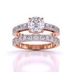 1.5 Carat Scalloped Engagement Ring