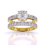 1.5 Carat Scalloped Engagement Ring