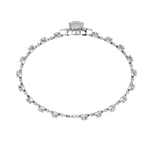 Shimmering Diamond Duet Bracelet