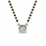 1.1 Carat Round Diamond Mangalsutra