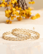 Sleek and Stylish Diamond Bangles Pair