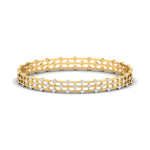 Sleek and Stylish Diamond Bangles Pair