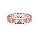 Solitaire Cushion Diamond Bangle