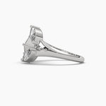 Solitaire Diamond Dual Delights Ring