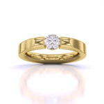 Sleek Solitaire Diamond Ring