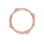 Geometric Diamond Gold Bangle