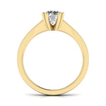 1 Carat Solitaire With Side Diamond Ring