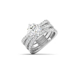 2.07 Carat Sparkling Diamond Wedding Ring