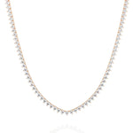 Sparkling Diamond Tennis Necklace