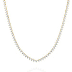 Sparkling Diamond Tennis Necklace