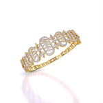 Elegance Royal Cutwork Diamond Bangle
