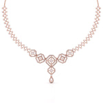 Geometric Lab Grown Diamond Necklace