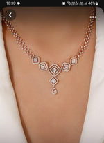 Geometric Lab Grown Diamond Necklace