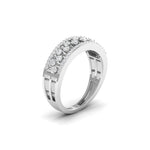 Sparkling Diamond Eternity Band