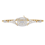 Classic Cluster Diamond Bangle