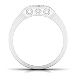 Spiritual Om Symbol Diamond Men's Ring