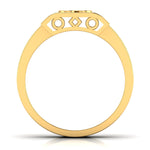 Spiritual Om Symbol Diamond Men's Ring