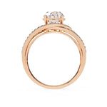 7.35 Carat Split Shank Oval Diamond Ring