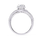 7.35 Carat Split Shank Oval Diamond Ring