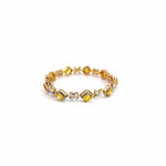 Square Cut Citrine Bracelet