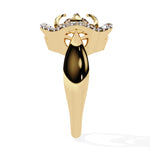 Clover Halo Diamond Ring