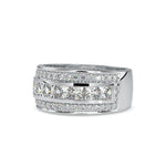 Diamond Triple Row Ring