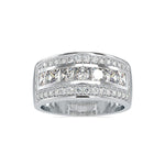 Diamond Triple Row Ring