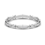 Celestial Star Design Diamond Bangle