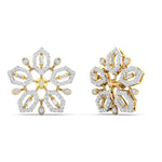 Snowflake Diamond Earrings