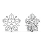Snowflake Diamond Earrings