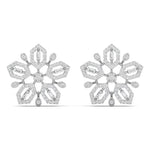 Snowflake Diamond Earrings