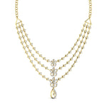 Stunning Flowy Diamond Necklace