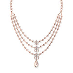 Stunning Flowy Diamond Necklace