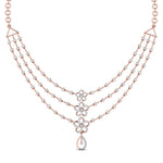 Stunning Flowy Diamond Necklace