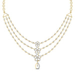 Stunning Flowy Diamond Necklace