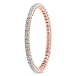 30 Pointer Round Diamond Tennis Bangle