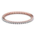 30 Pointer Round Diamond Tennis Bangle