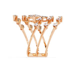 Swirling Diamond Ring